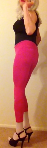 Pink leggings 