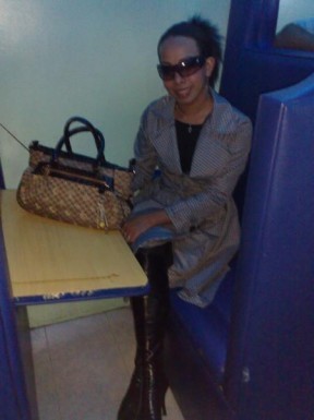 at the train going to macau