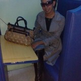 at the train going to macau