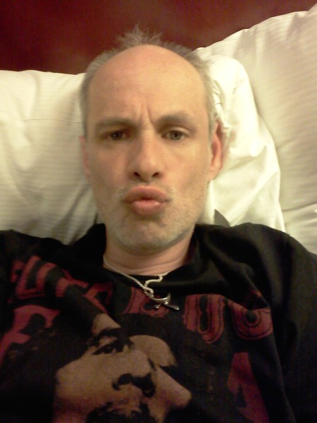 throwing a kiss right from sleep