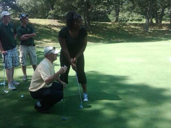 Nia Golfing