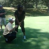 Nia Golfing