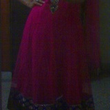 Sri Anjali in anarkali dress