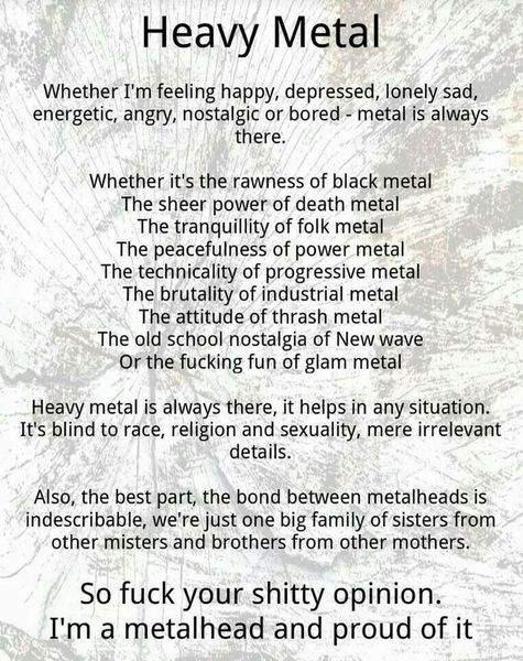 Heavy Metal Quote