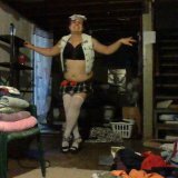 Ultra-faggoty pose for Miss K by the White Trash sissypansy weakling