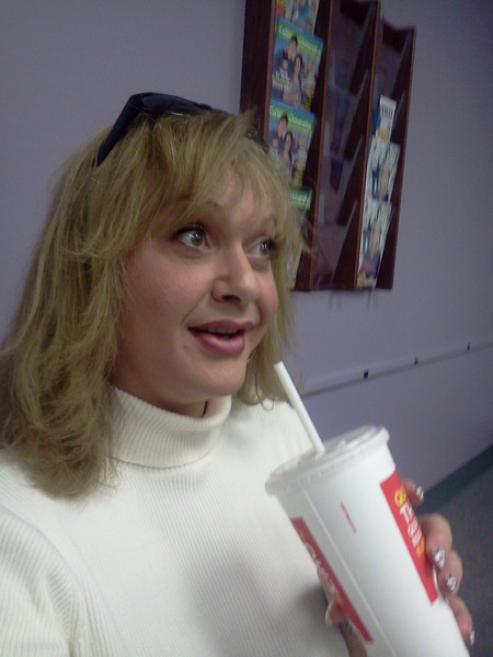 Me sitting in class Jokin wit the intructor.