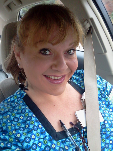 Me heading to work to see patients