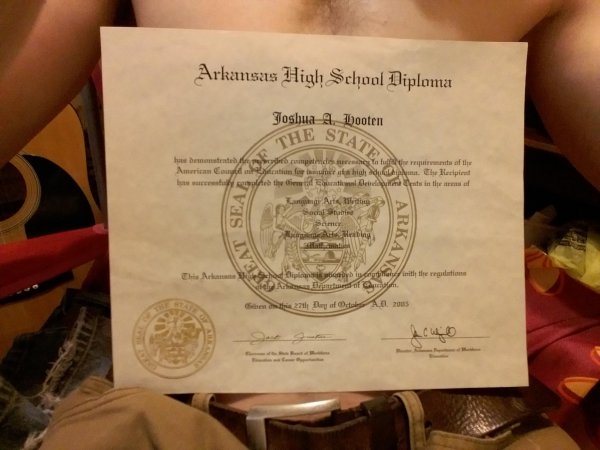 High school Diploma 